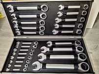 Set Chei Profesionale cu Clichet 22 bucati 6-32 mm