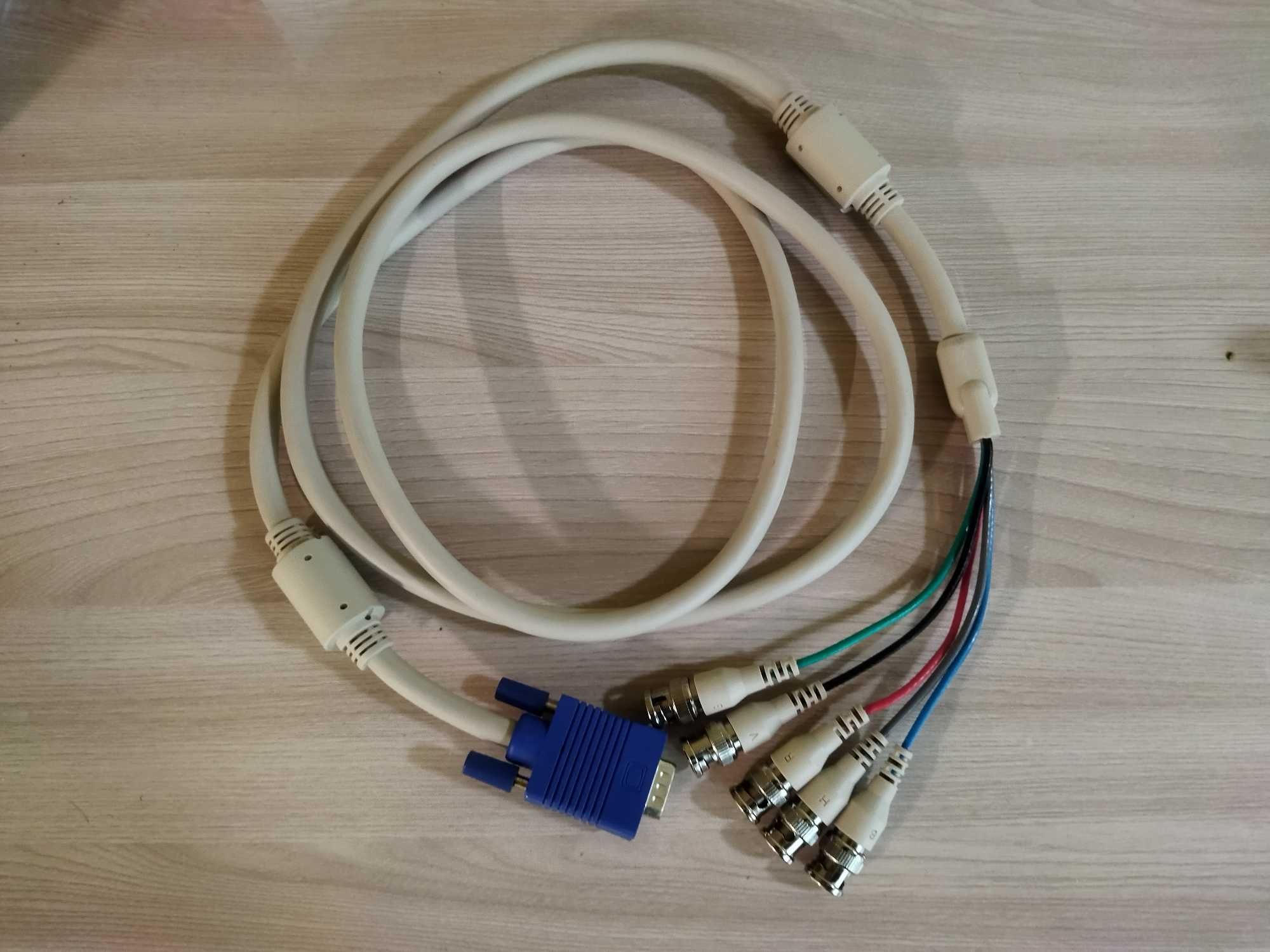 кабель/конвертер  видеонаблюдения VGA + 5 BNC