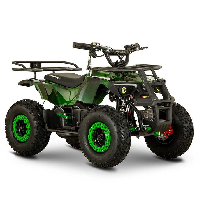 Atv electric copii Mini Hunter 1200W 6" verde camo