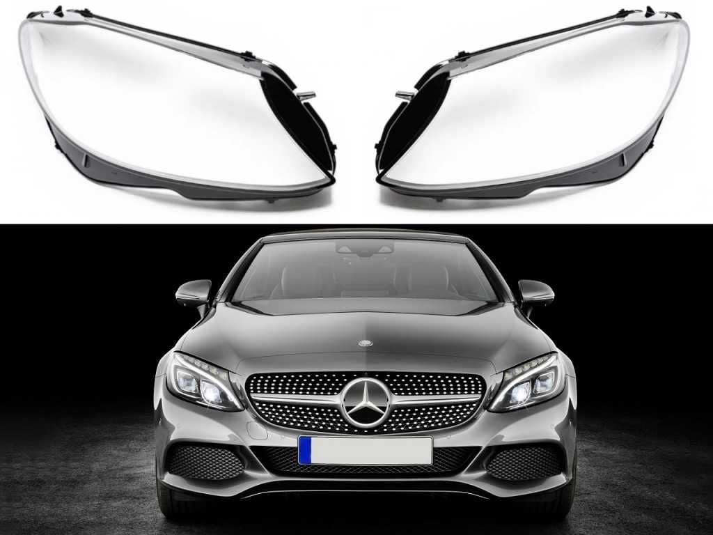 Стъкла за фарове на Mercedes C-Class W205 Facelift