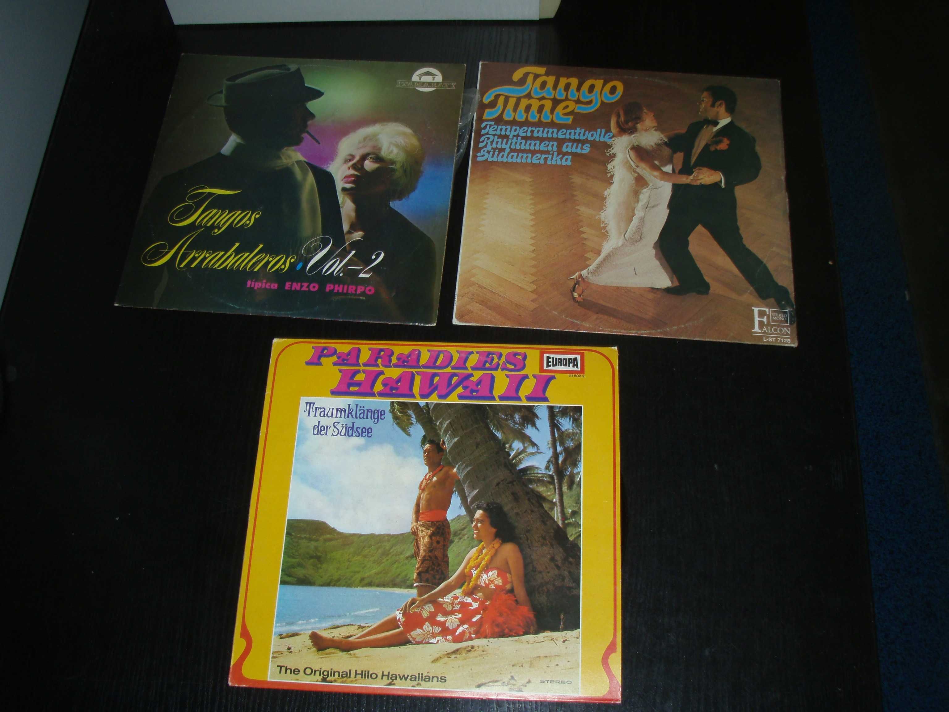 Discuri vinil LP diferite genuri, tango flamenco charleston, set cinci