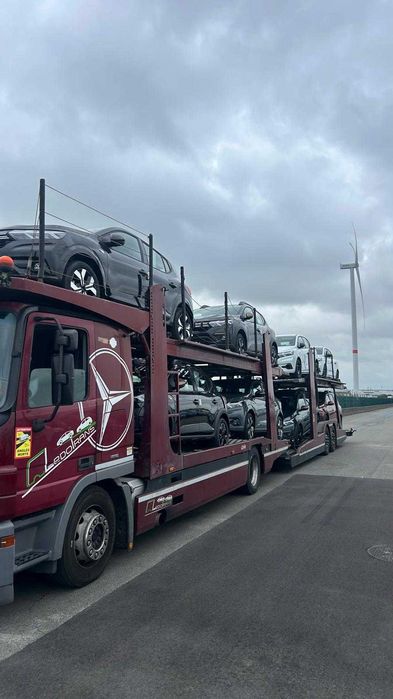 Transportor Auto Mercedes Actros , paltforma auto 9 auto