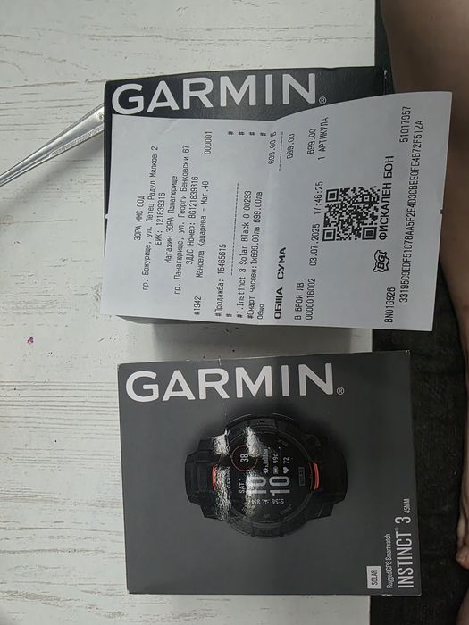 Часовник Garmin Instinct 3