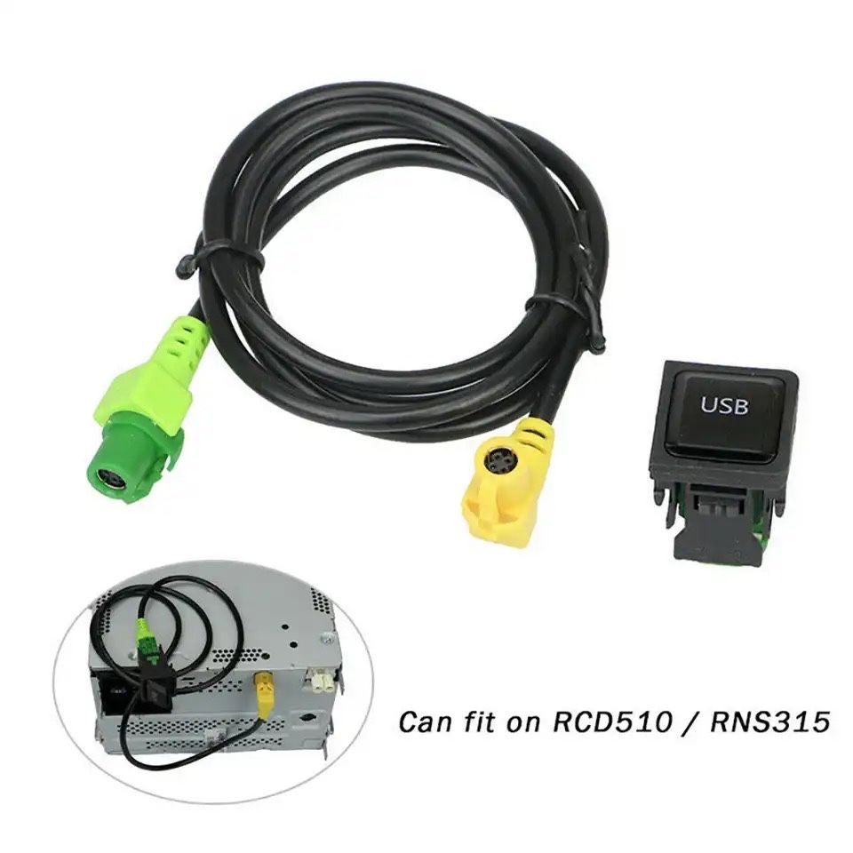 Priza  USB   pentru VW RCD510 RCD310 Golf / GTI / R MK5 MK6 Jetta