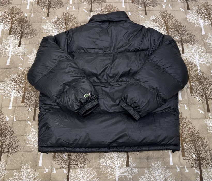 Черно водоотблъскващо яке Lacoste