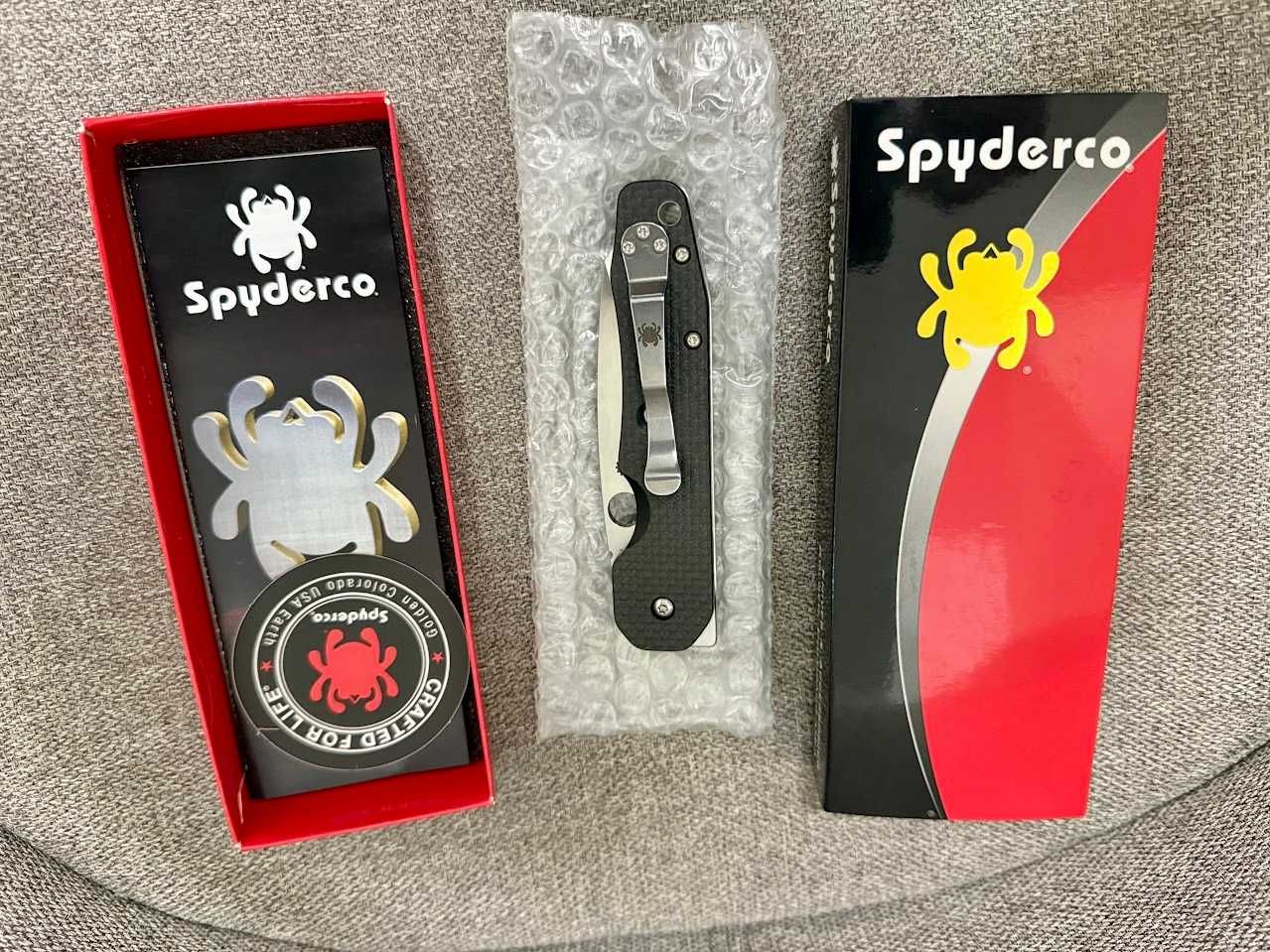 Нож Spyderco Smock CF Чисто нов!