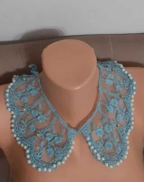 Gulere cu perle cusute 10 buc.