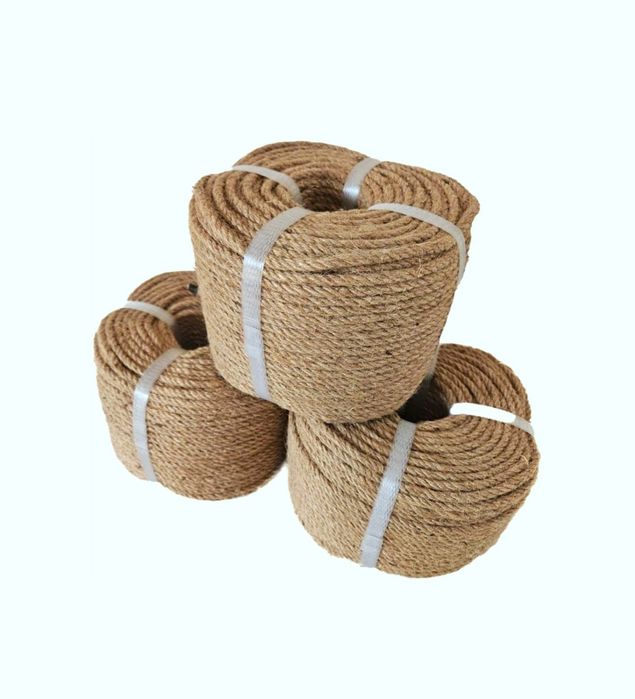 Джут веревка канат 6 мм, 95 м