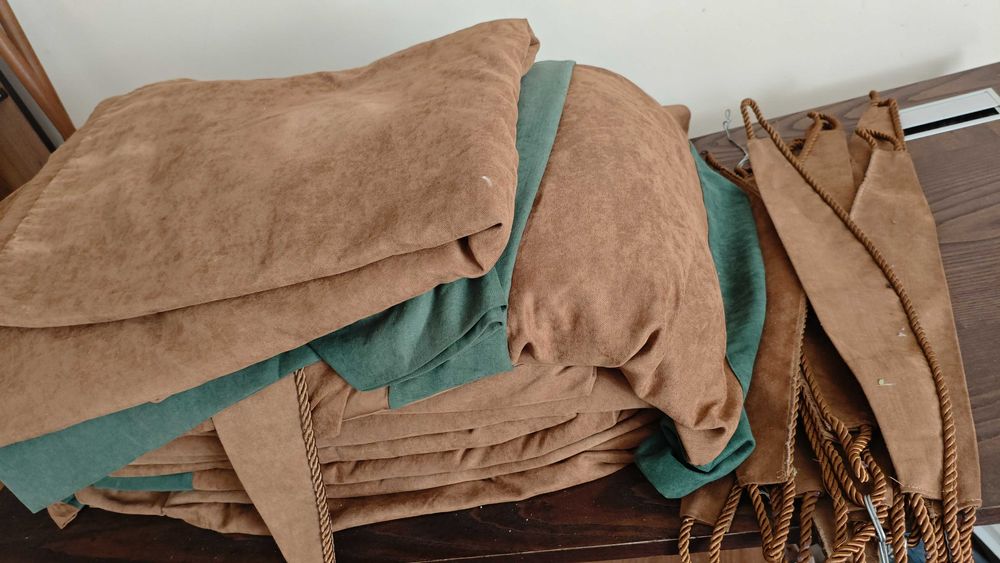 Шторы для кафе 12 штук