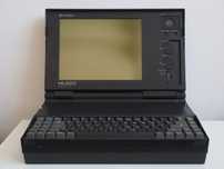 Hitachi HL320, laptop retro, Intel x86, MS-DOS