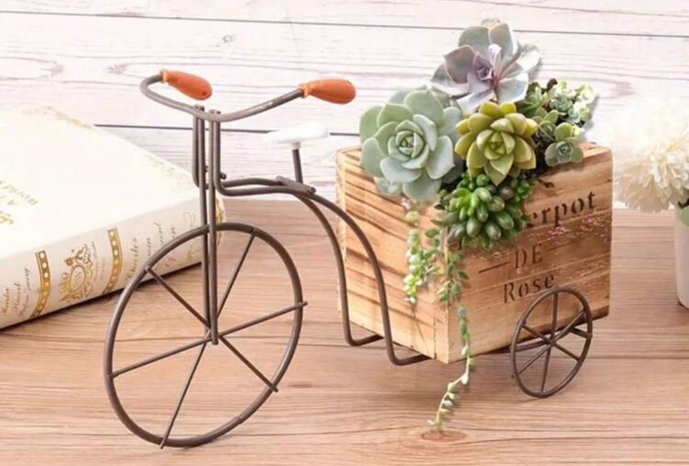 Bicicleta decorativa mica interior 15 cm