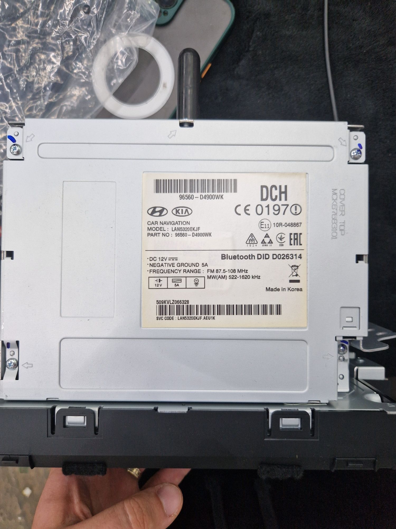 Navigatie Kia originala 2016 SD Card