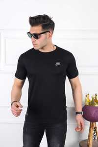 Nike спортивная футболка мужская черные (2742) Турция