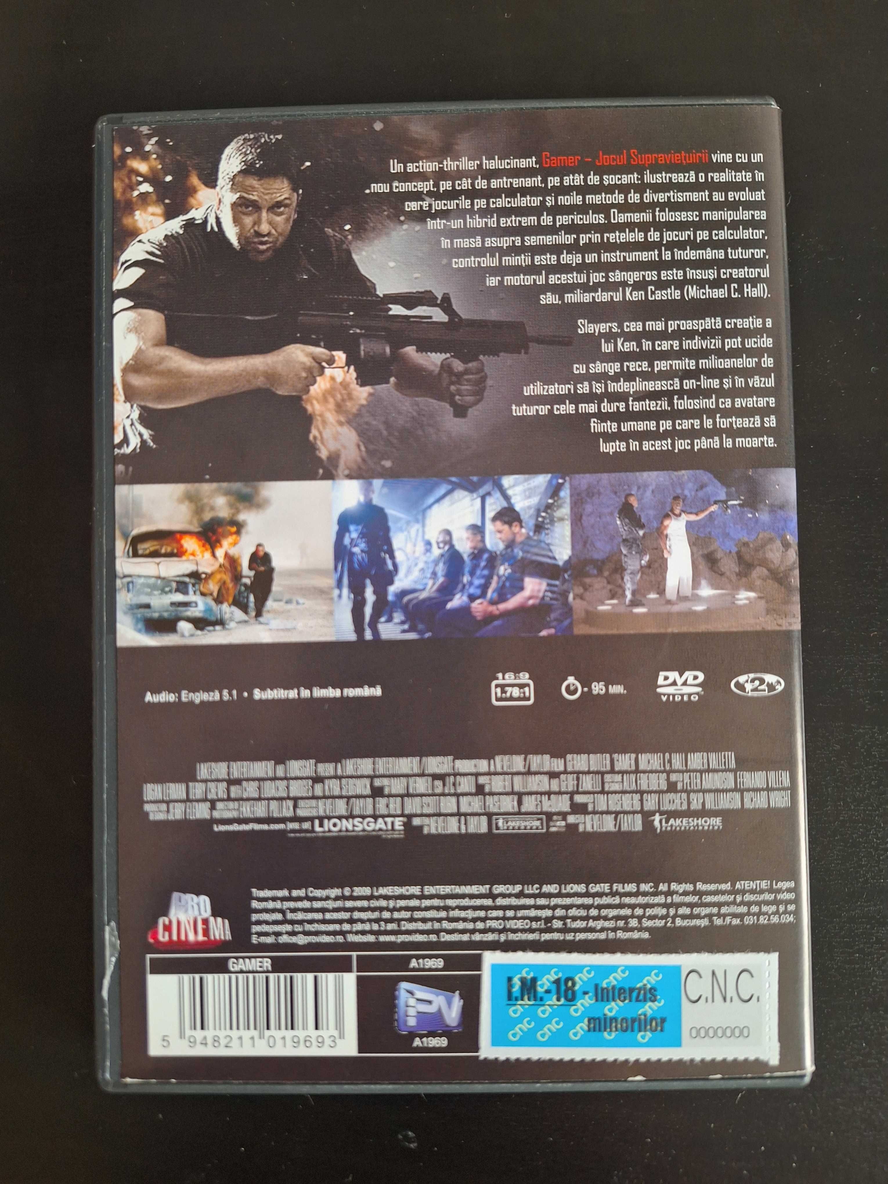 DVD-uri orig-The Dark Knight The Accountant Gamer-Jocul Supravietuirii