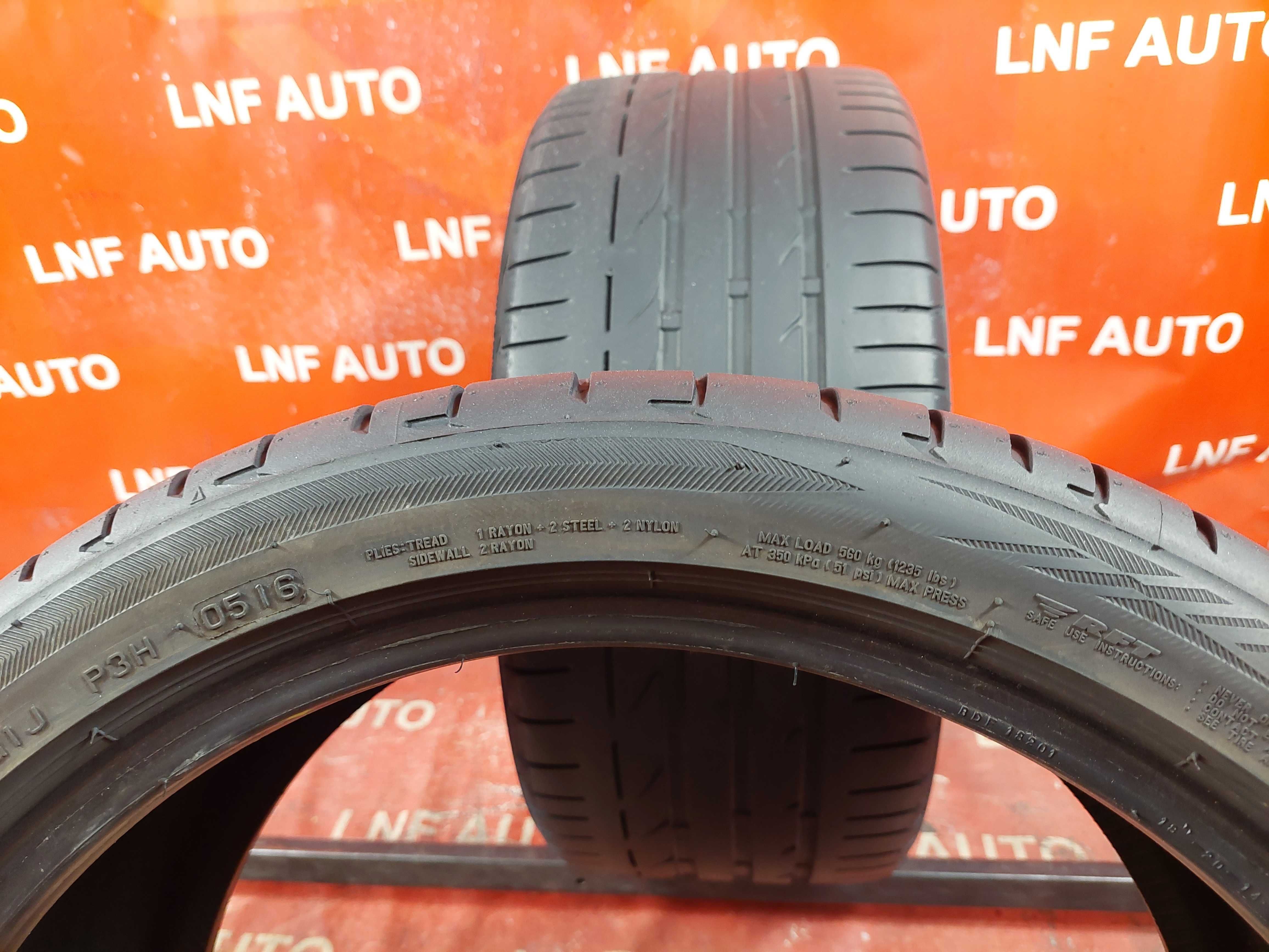 Anvelope de VARA - 245/35/18 - BRIDGESTONE - 5.73 MM - DOT 2016 RFT !