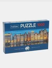 puzzle hatber. паззл 1 000 деталей (ночной городок)