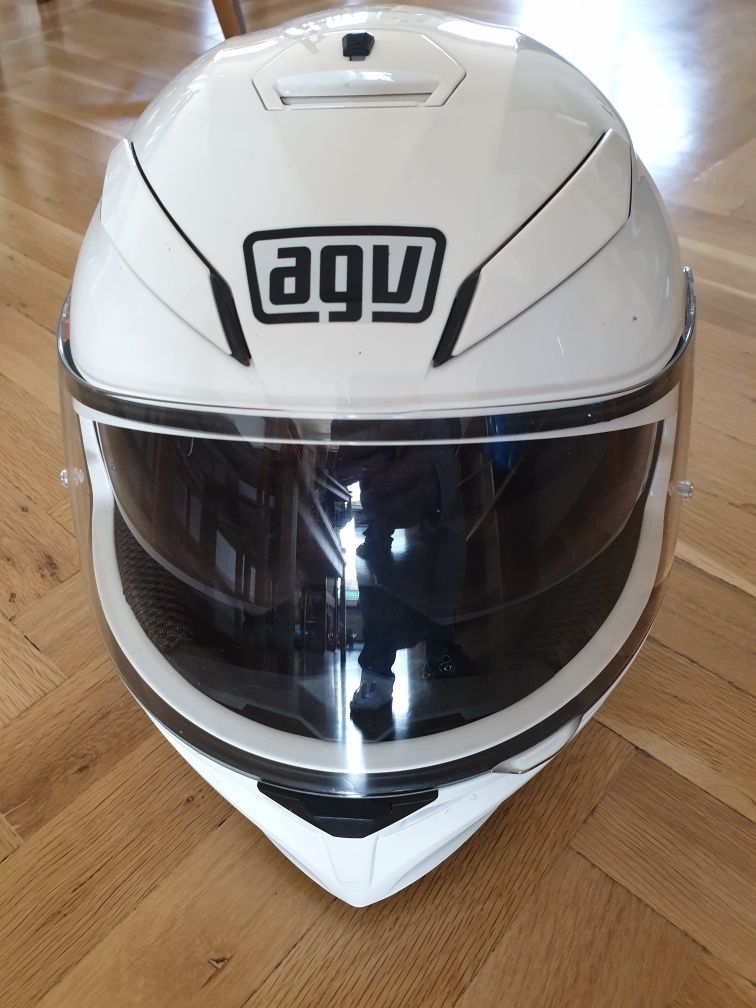 Екипировка за мотор: Каска AGV. Alpinestar:Ръкавици, Панталон,Обувки