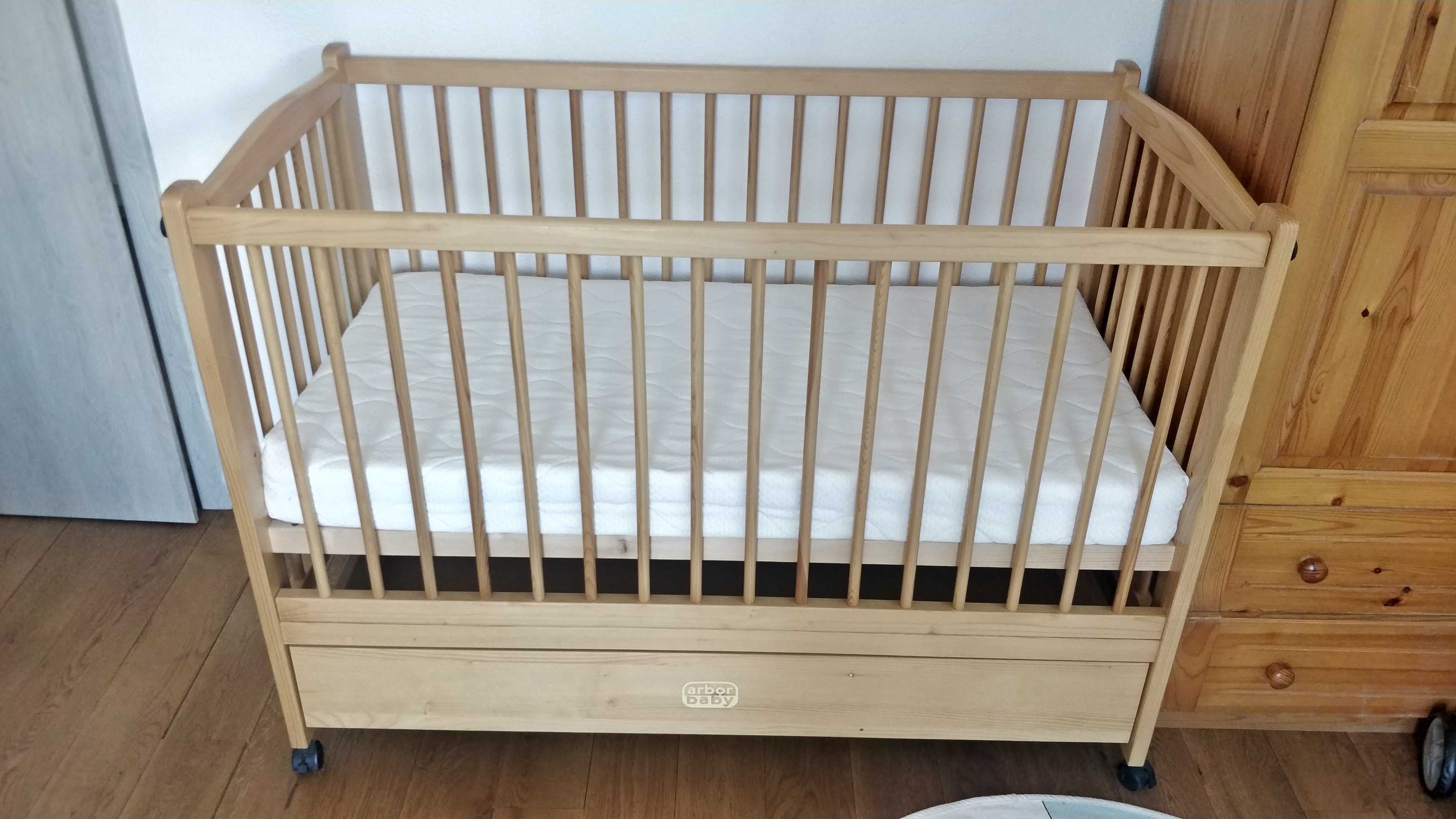 Бебешко дървено легло/кошара 120/60 Arbor