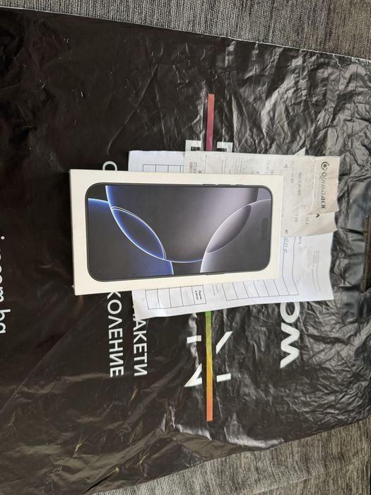 КАТО НОВ 512GB iPhone 16 Pro Max Vivacom Гаранция 2026 Black / Черен