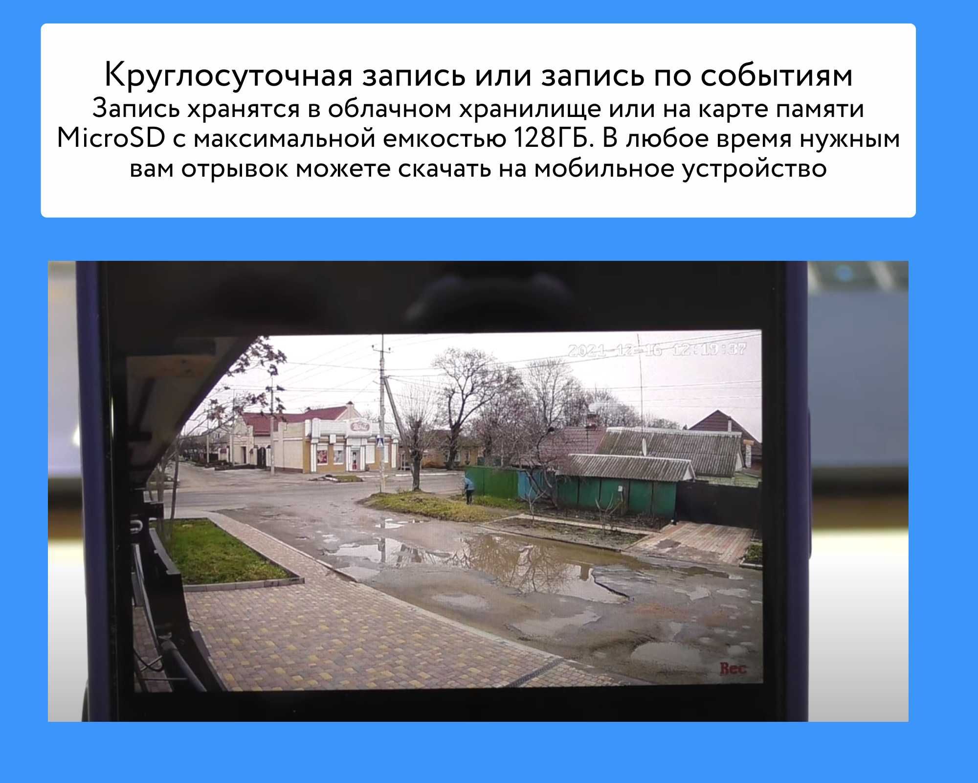 Уличная 4G камера видеонаблюдения, поворотная, ночная видения,доставка