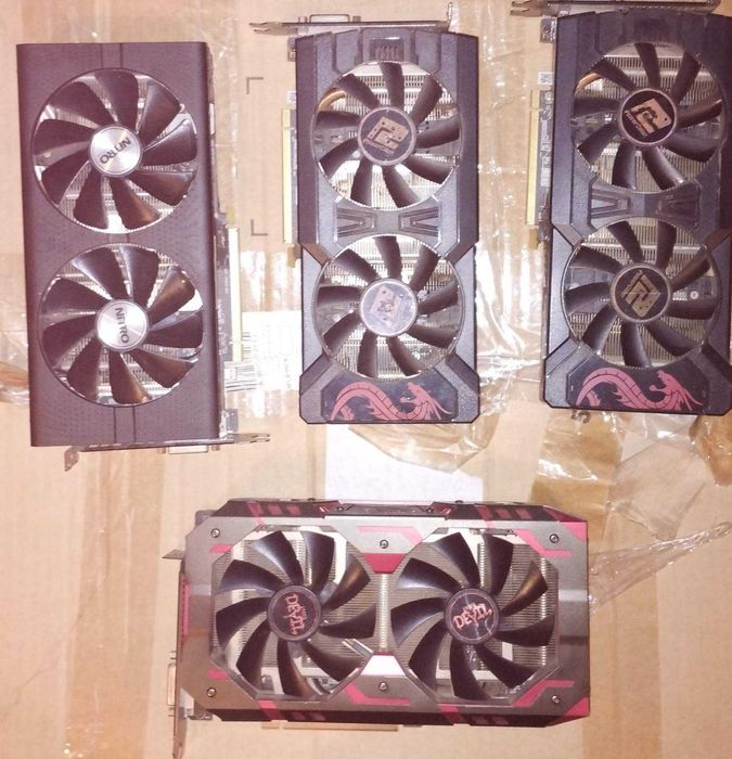 Видеокарти RX 470 8GB / RX 580 8GB - ЗА МАЙНИНГ / ЧАСТИ