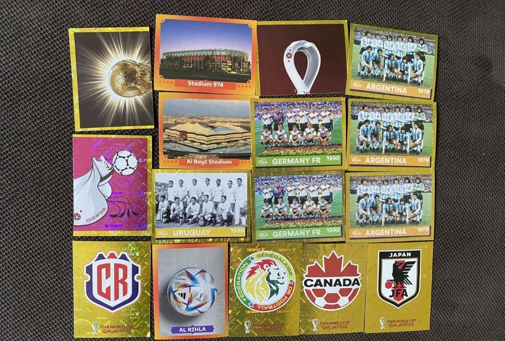 Cartonașe de colecție panini world cup 2022
