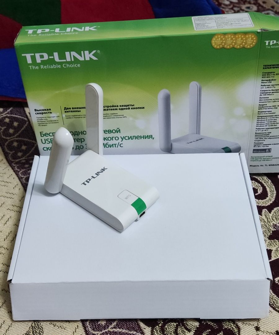 Беспроводной сетевой USB-адаптер TP-Link TL-WN822N