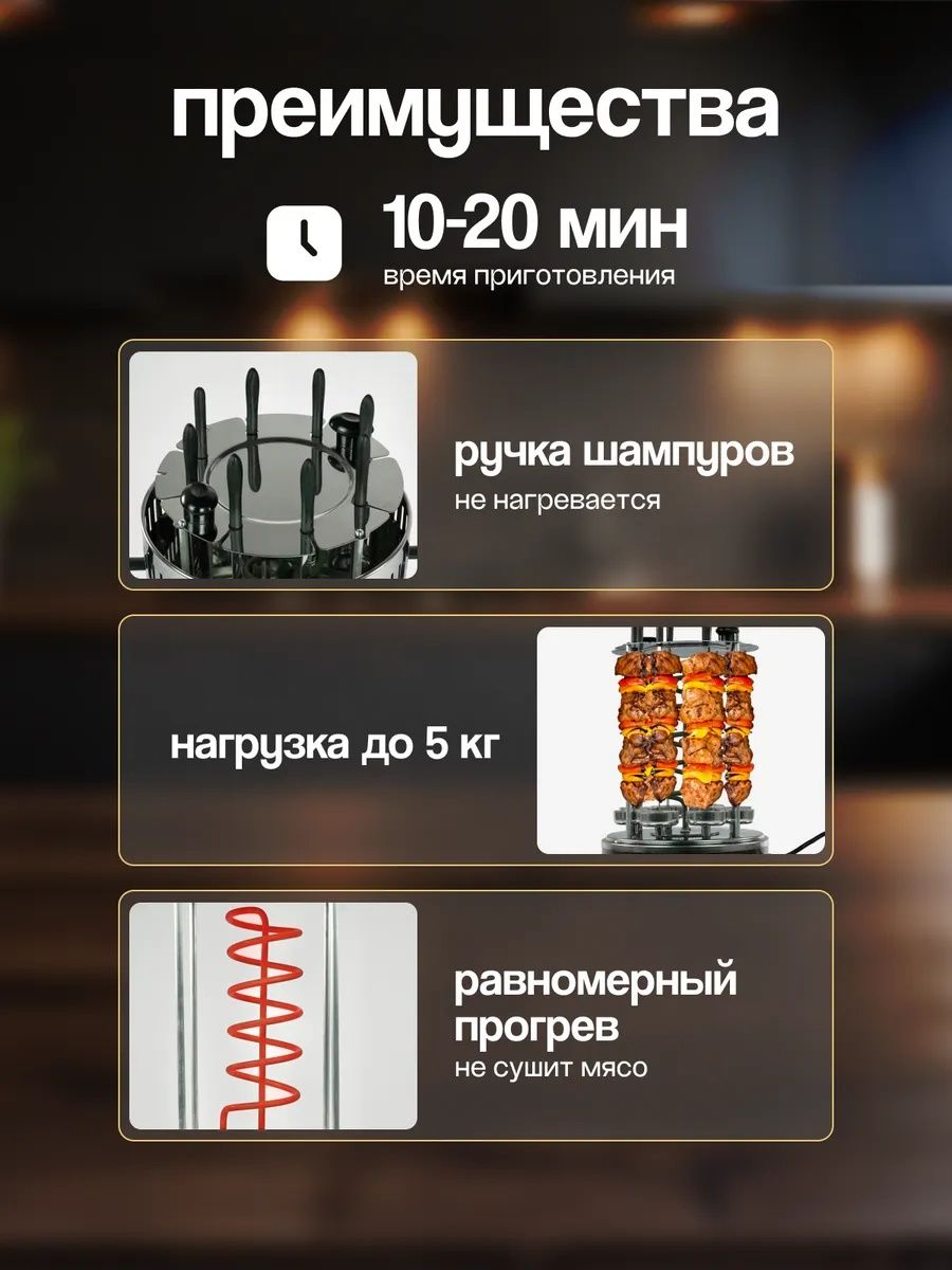 Электро шашлычница