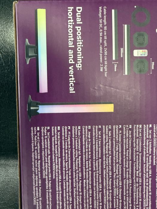 LED светлинни барове / подсветка за ТВ/компютър