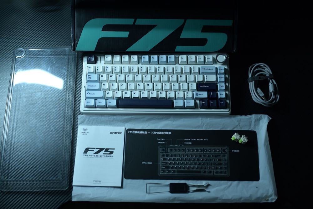 Игровая механическая клавиатура AULA F75 | RGB подсветка | Hot-Swap |