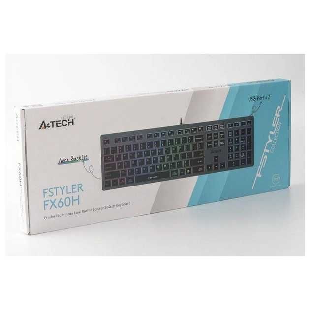 Проводная клавиатура A4Tech FX60H (Grey)