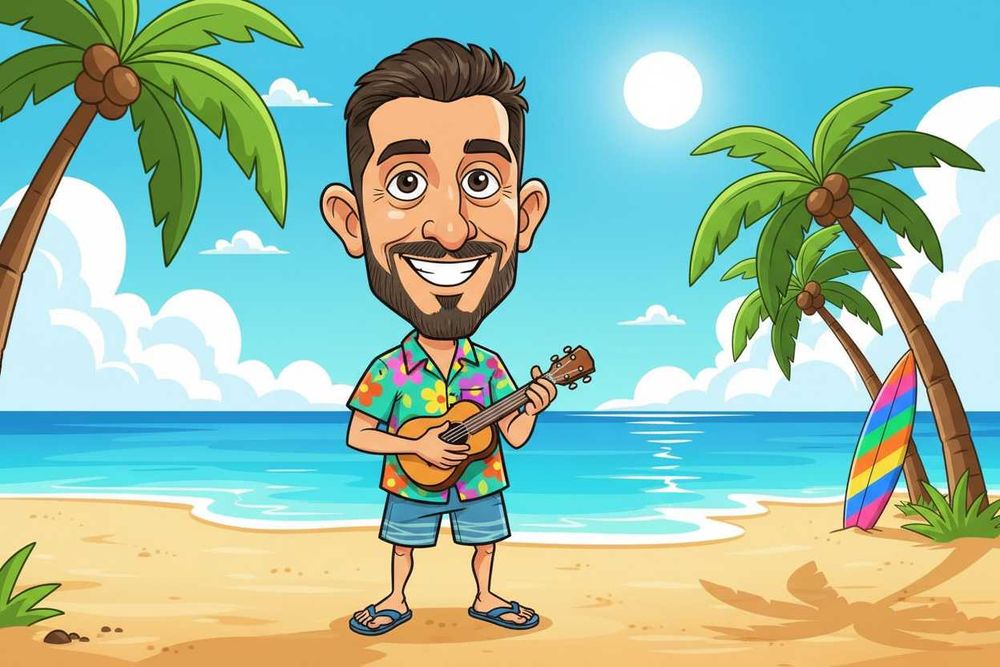 Карикатура по снимка - дигитална или принт/всякакъв стил