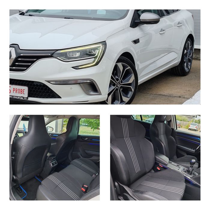 Megane 4, GT, faruri led, alb perlat, Rlink