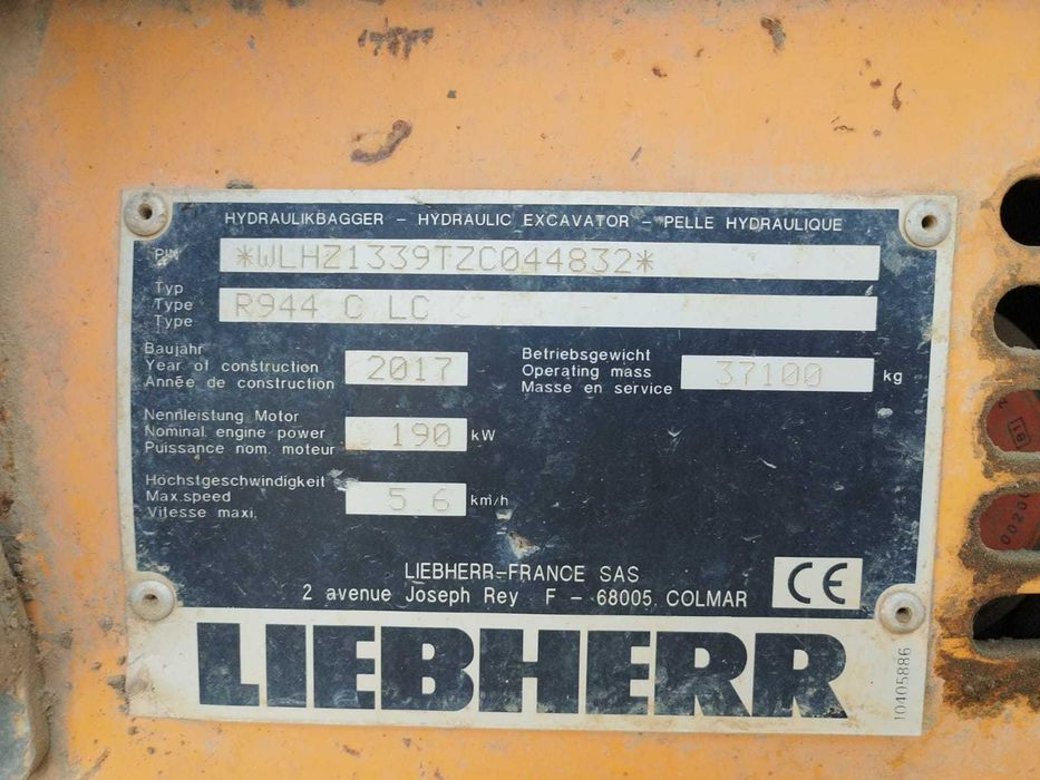 Excavator Liebherr 944