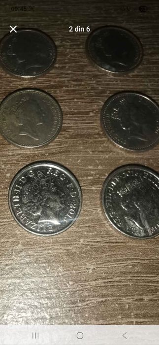 6 monede  Monedă ELIZABETH  a -II- a  D.G -R E G -F.D. 2013