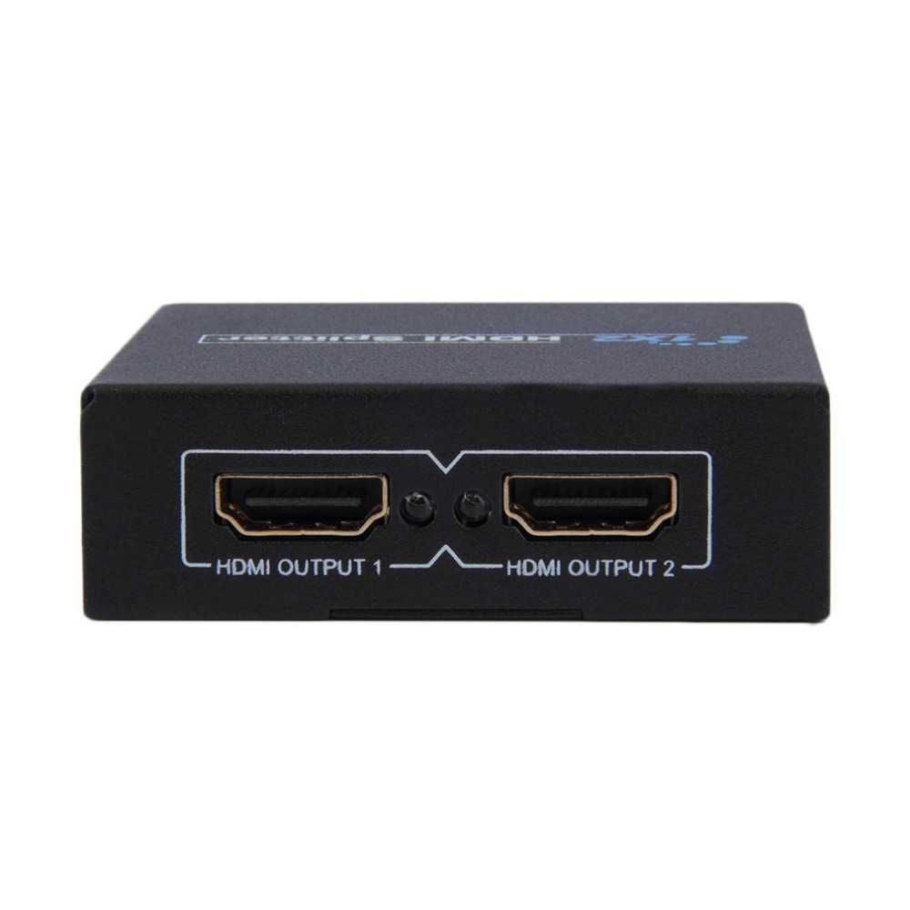 HDMI Splitter cu alimentare 1 INPUT - 2 OUTPUT 1.4V suporta 4K 3D