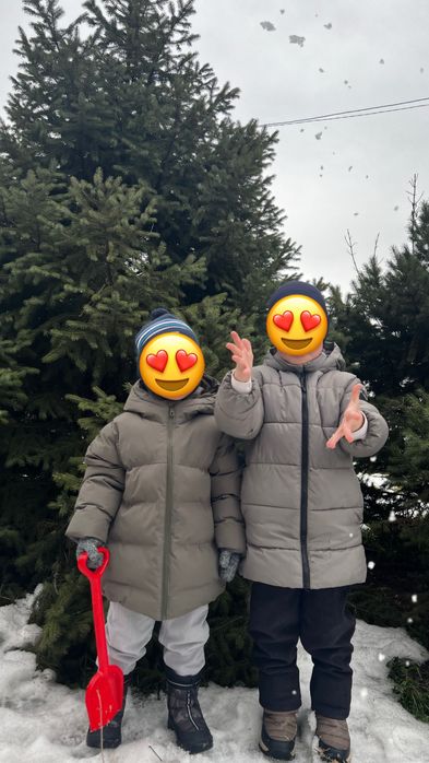 Зимняя куртка на 6-7 лет ZARA