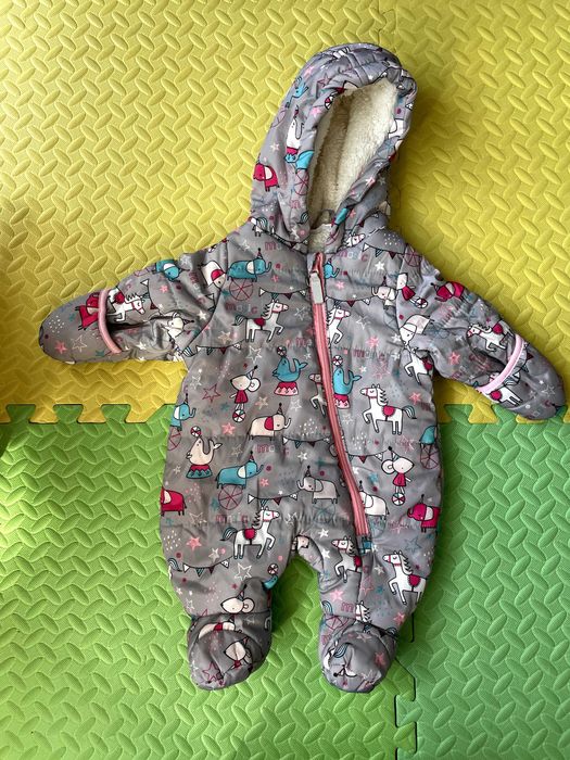 Лот детски дрешки за момиче + космонавт и чувалче за сън 62-68 размер