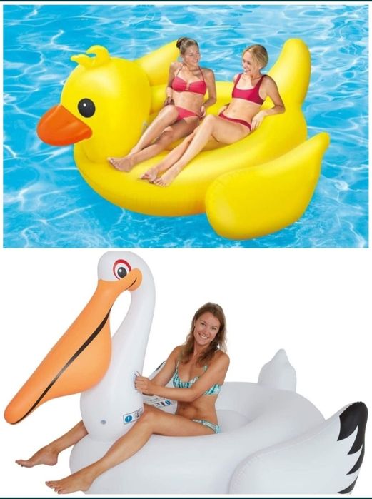 saltea de apa insula inot gonflabila piscina foca pelican rata elefant