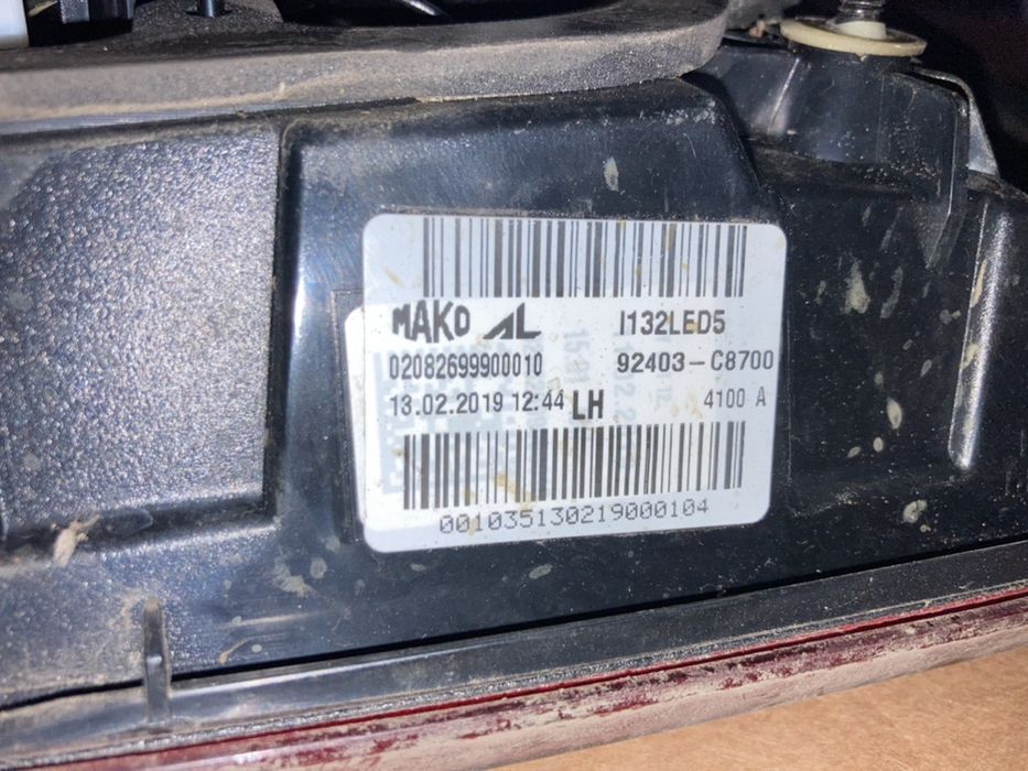 Stop Hyundai i20 Facelift 2018 - 2020 tripla led stanga Haion