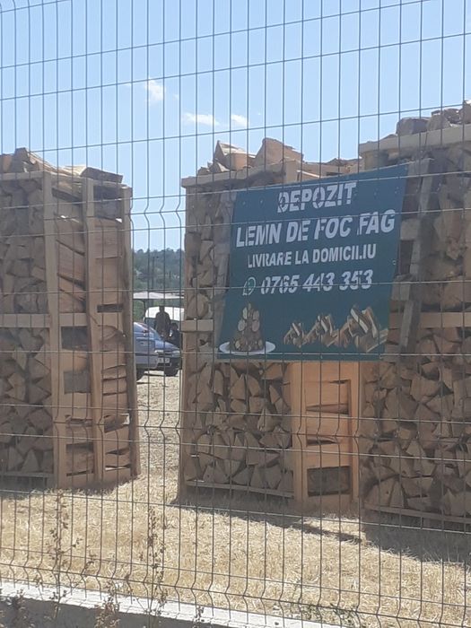 Lemn de foc fag paletizat transport la domiciliu