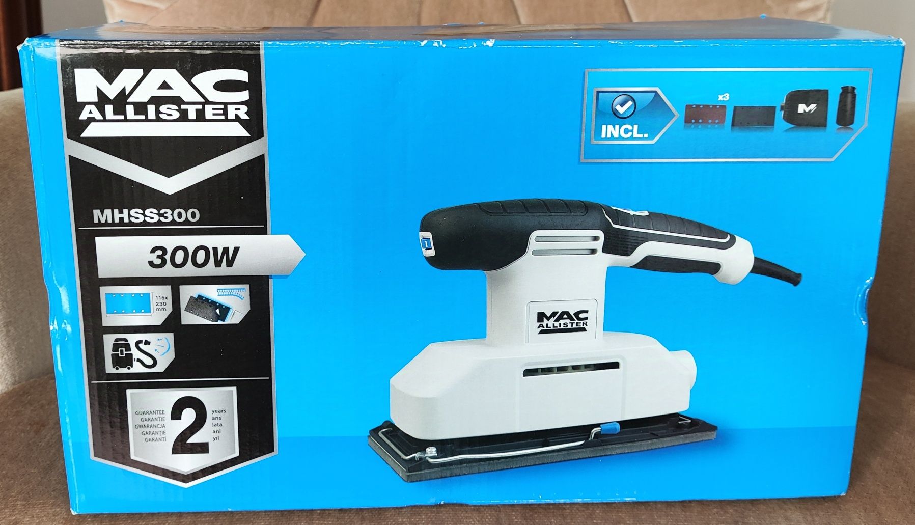 Vând șlefuitor mac allister 300 w Nou