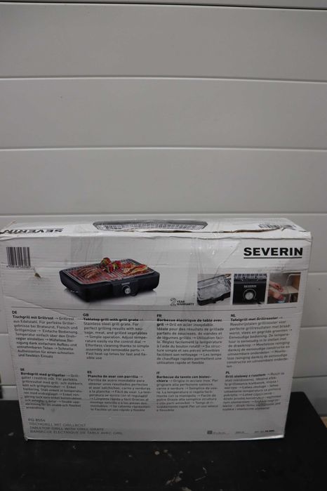 Скара Severin PG 8554 ел. грил с решетка,неръждаема стомана, термостат
