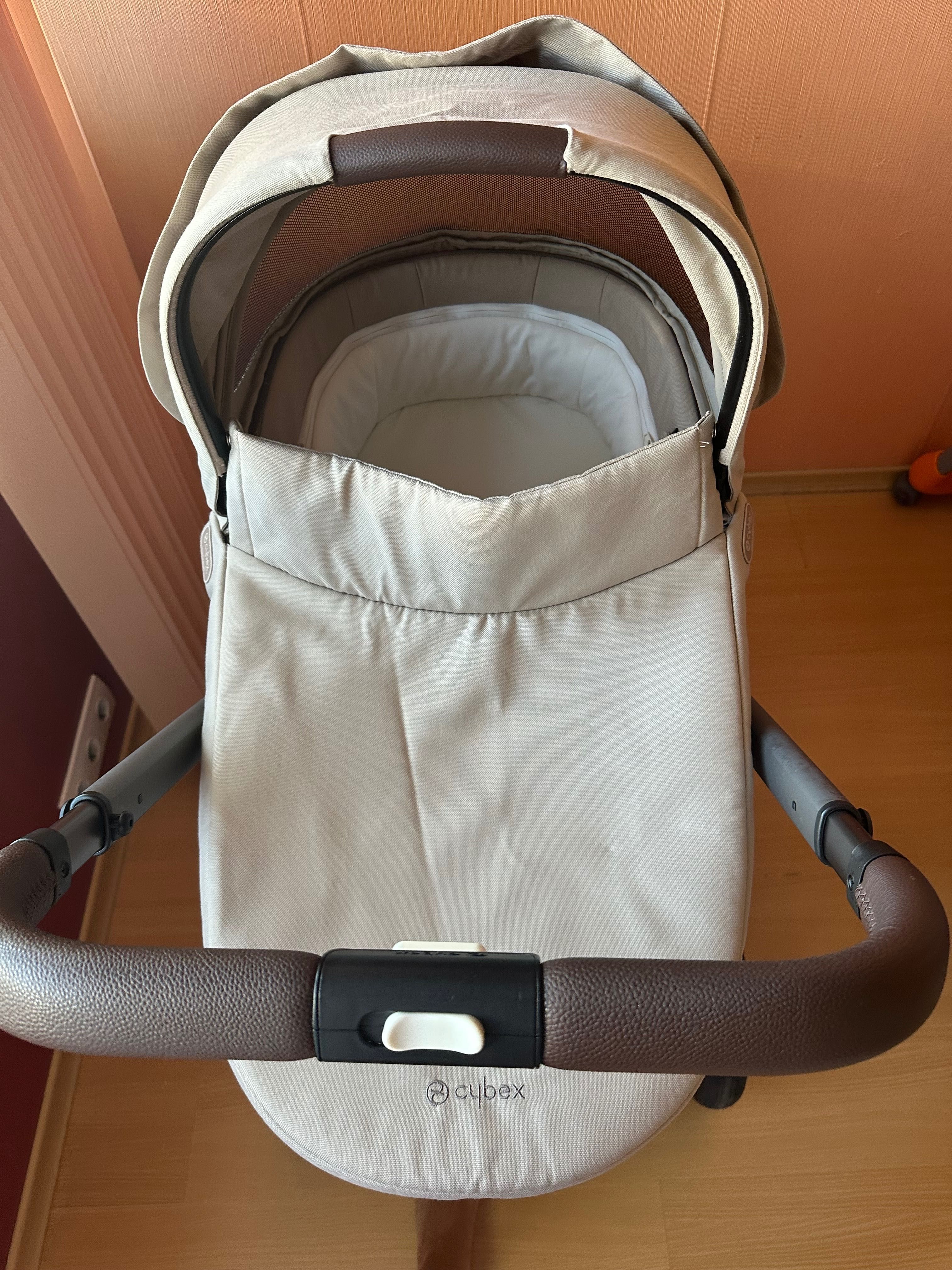 Бебешка количка Cybex balios s lux almond beige с гаранция