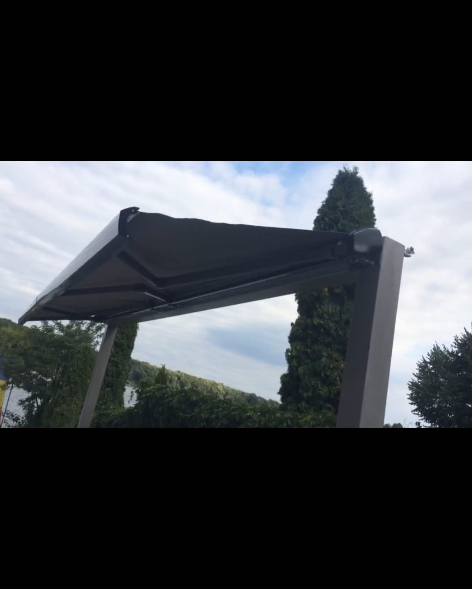 Pergola , Copertina retractabila electric 9,3m latime / 4m proiecție