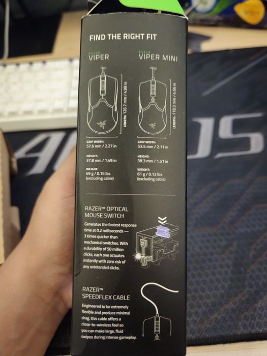 Razer Viper Mini — ультралёгкая игровая мышь