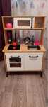 Bucatarie copii  Ikea lemn cu accesoriile din imagine