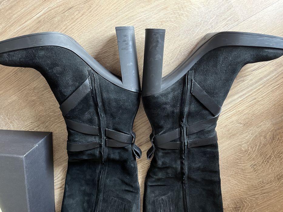 Cizme piele negre