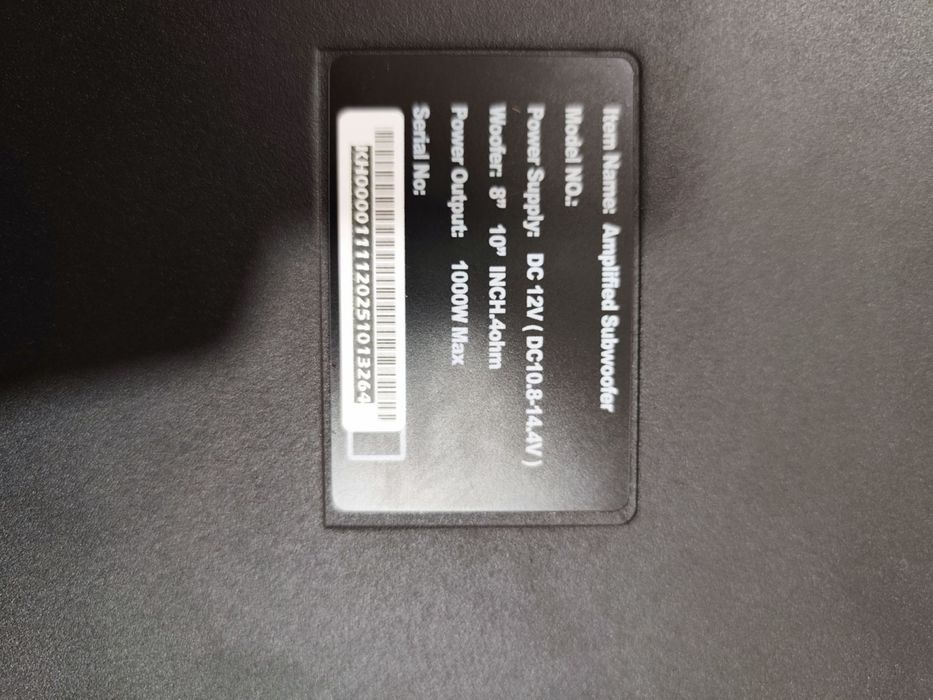 Активен субуфер 10 инча