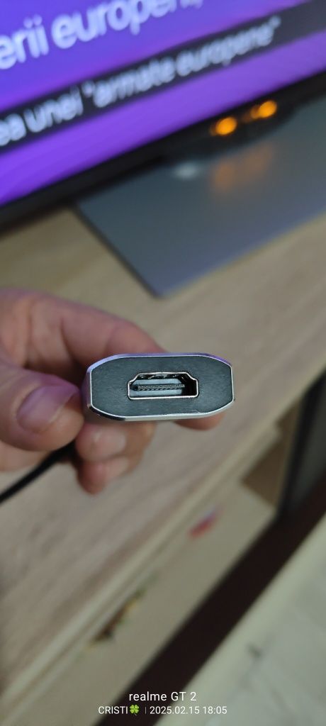 Adaptor DisplayPort 1.4 tată la HDMI mamă 8K Konverter, activ